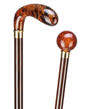 Wooden walking sticks with special grips - 100 kg