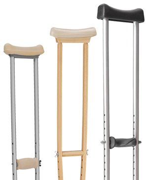 Axilla crutches
