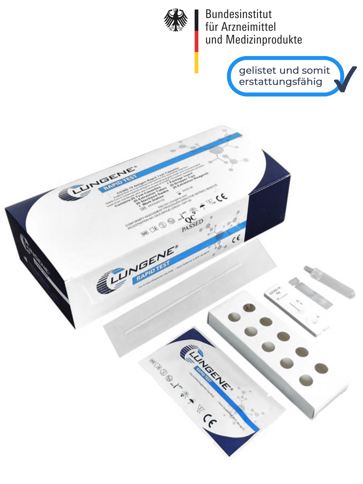 Clungene Covid 19 Antigen Rapid Test Box Of 25 Ossenberg Gmbh
